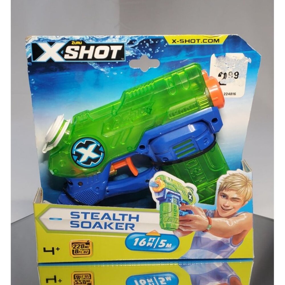 Zuru Xshot Water Blaster Gun Stealth Soaker Summer Fun Toy - New